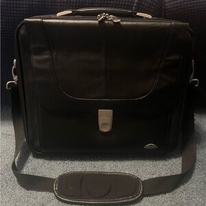 Black Leather Men's Bag